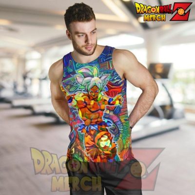 Abstract Goku Dbz Premium Tank Top S