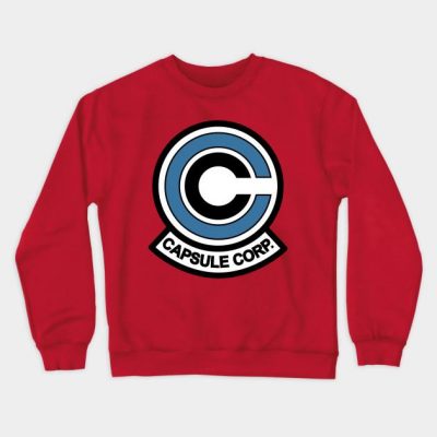 CapsuleCorpLogoCrewneckSweatshirt 4 - Dragon Ball Z Mall