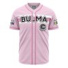 Bulma Pink DBZ AOP Baseball Jersey AOP Baseball Jersey FRONT Mockup - Dragon Ball Z Mall
