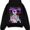 FRZTYRN A.black hoodie flat back design - Dragon Ball Z Mall