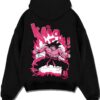 GOKV7EX A.black hoodie flat back design - Dragon Ball Z Mall